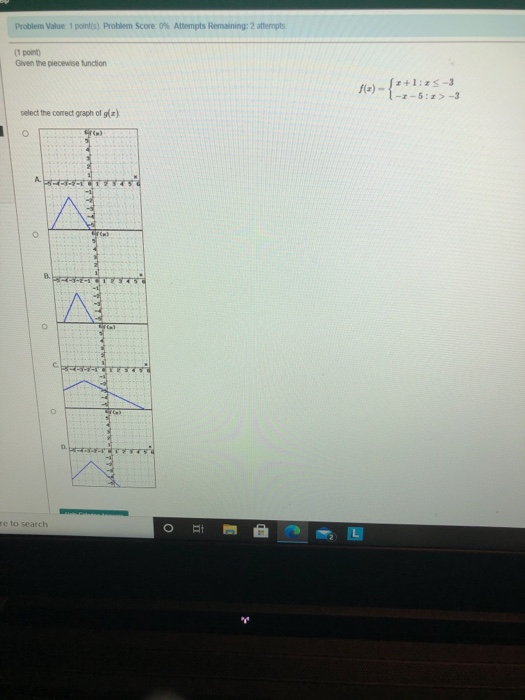 Solved Problem Value 1 points) Problem Score: 0%. Attempts | Chegg.com