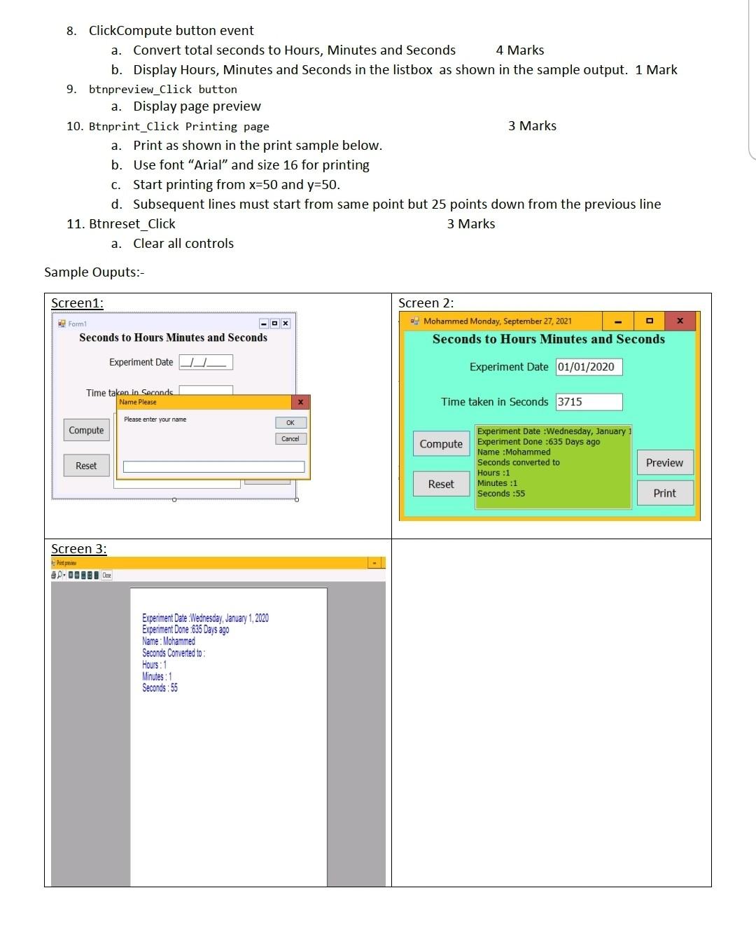 Convert 4 minutes and 55 clearance seconds