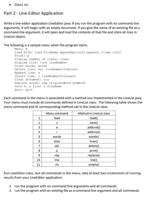 Solved In computing, a line editor is a basic type of | Chegg.com
