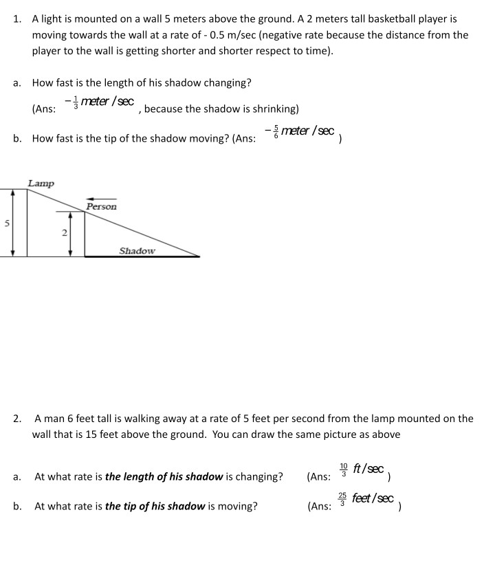 Solved Problem 1: Rate of change respect to time or related | Chegg.com