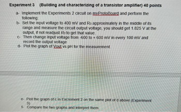 Solved Experiment 2 (Simulating of an application of MOSFET | Chegg.com