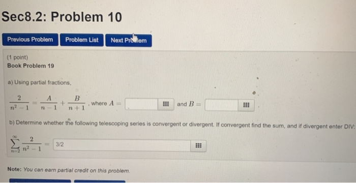 Solved Sec8.2: Problem 10 Previous Problem Problem List Next | Chegg.com