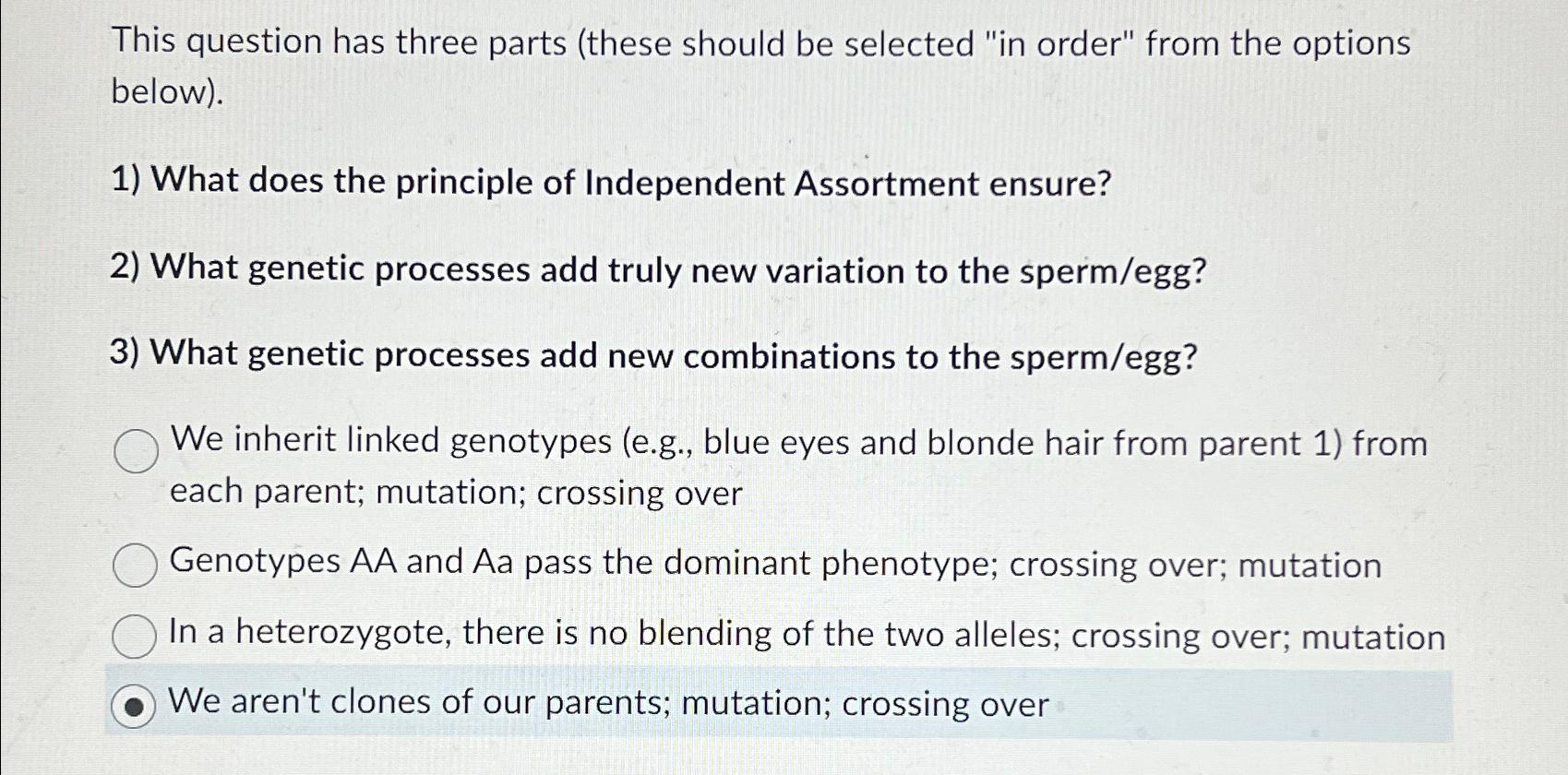 Solved This question has three parts (these should be | Chegg.com