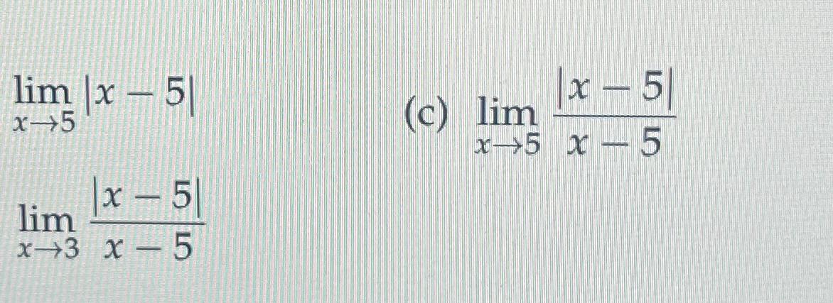 lim x 5 x2 3x 10 x 5