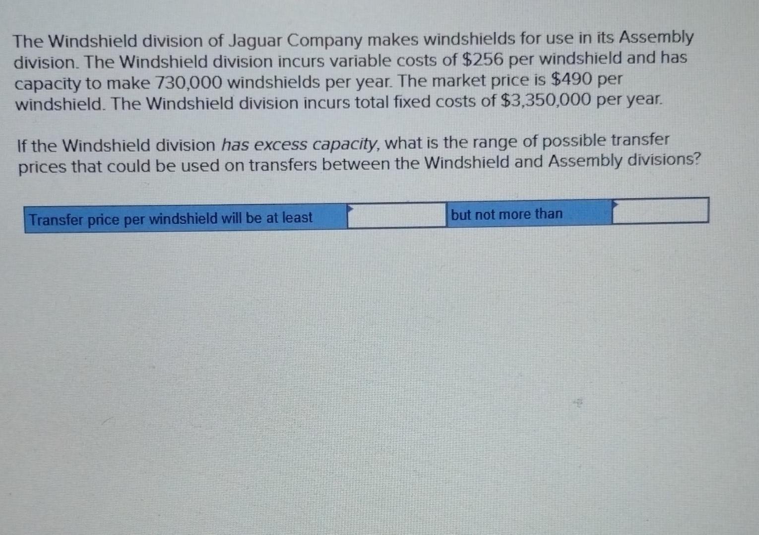 solved-the-windshield-division-of-jaguar-company-makes-chegg