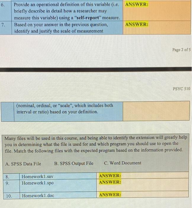 Solved Part I: General Concepts These questions are based on | Chegg.com