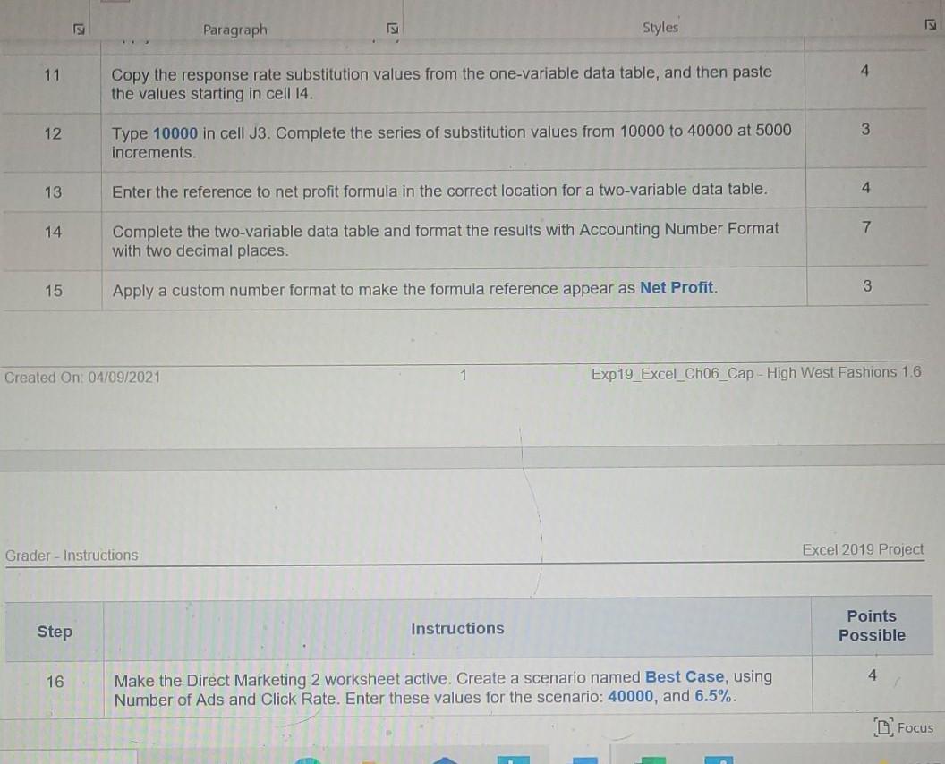 Solved 0 1 Start Excel. Download and open the file named | Chegg.com
