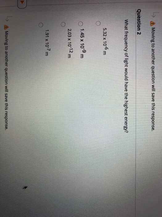 Solved Question 1 Calculate the wavelength of light of a | Chegg.com