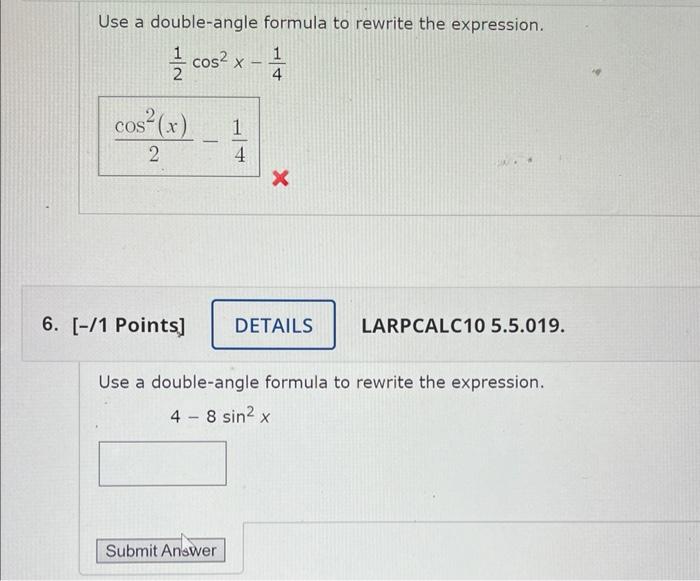 solved-use-a-double-angle-formula-to-rewrite-the-expression-chegg