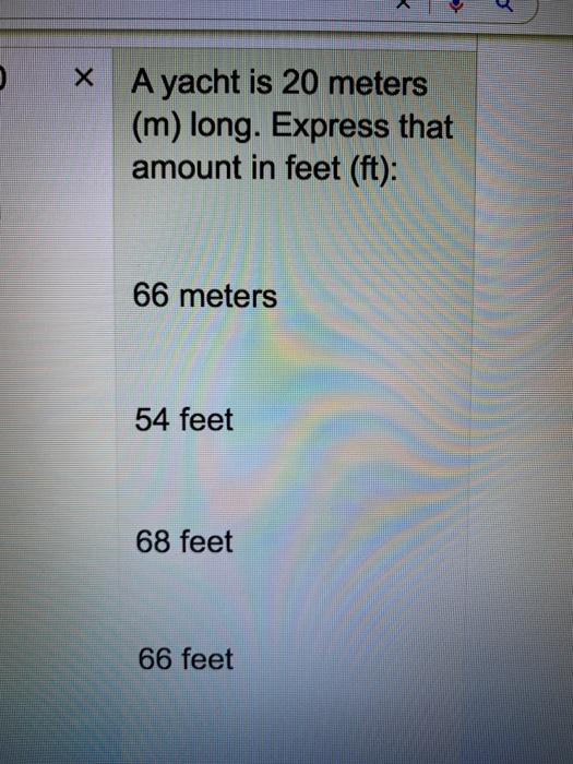20 meters to feet