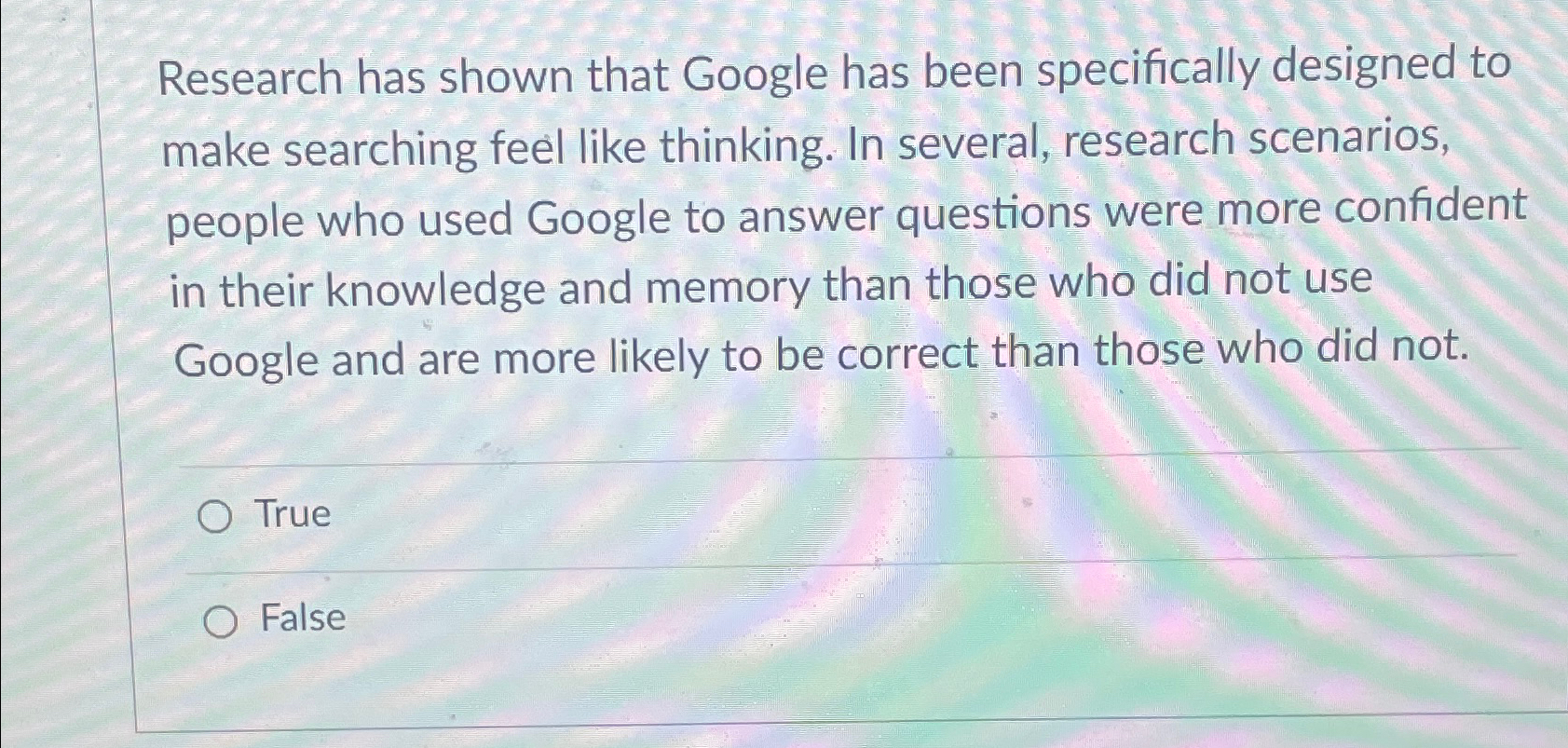 Research has shown that Google has been specifically | Chegg.com