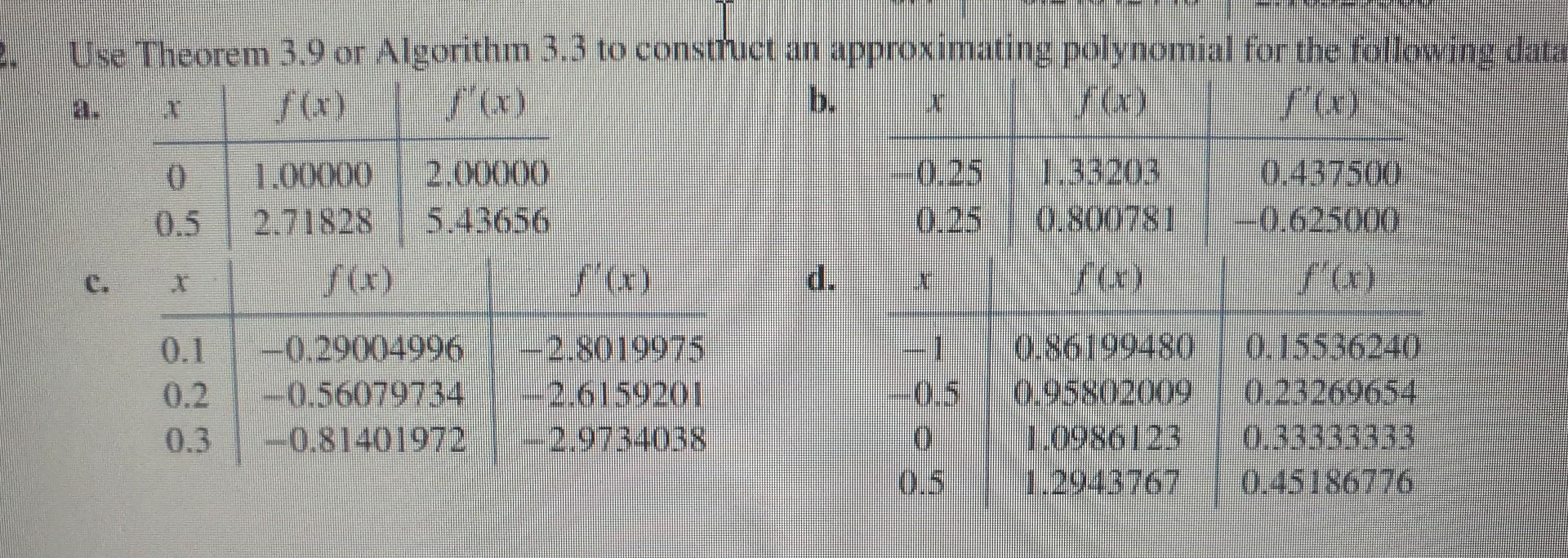 Solved i want to solve this 2.(c) by python code how to | Chegg.com