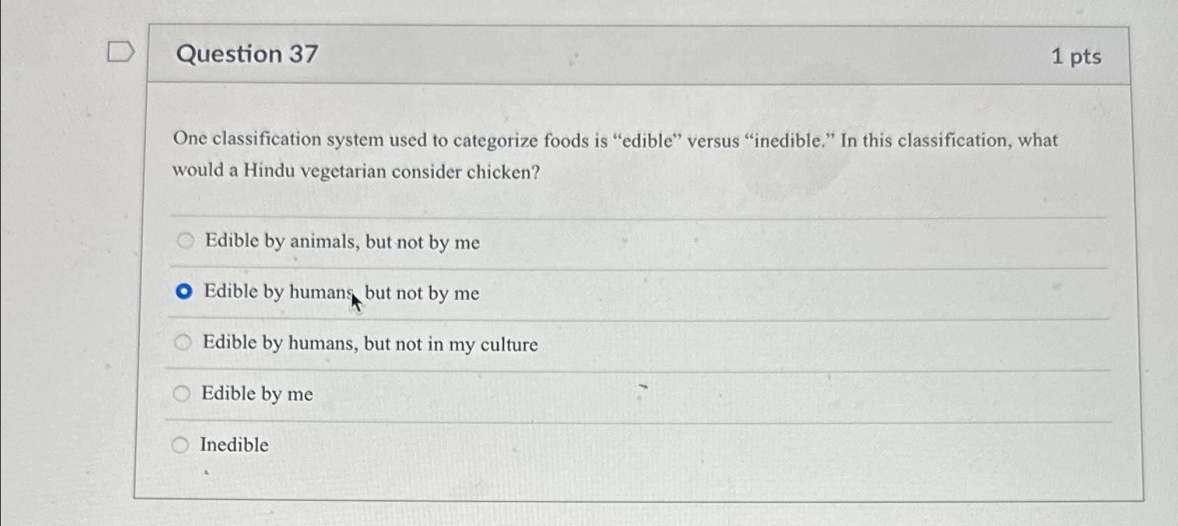 Solved Question 371ptsOne classification system used to | Chegg.com