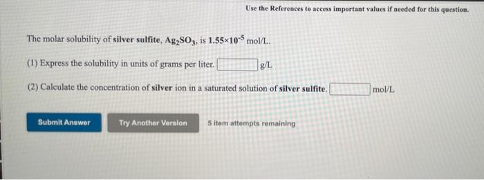 Solved Use the References to access important values if | Chegg.com