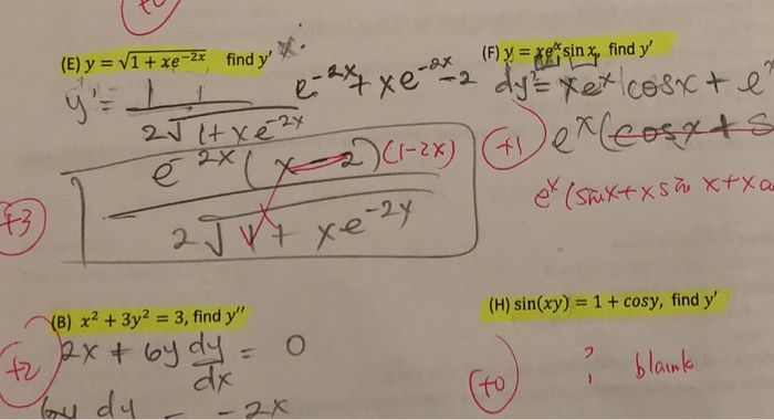 Solved E Y V1 Xe 2x Find Y Rox F Y Xe Sin X Fi Chegg Com