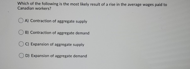 Solved Which Of The Following Is The Most Likely Result Of A | Chegg.com