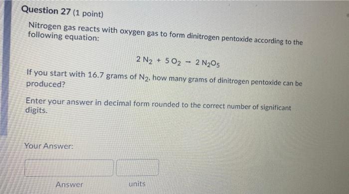 Solved Question 26 (1 Point) Sodium Carbonate Reacts With | Chegg.com