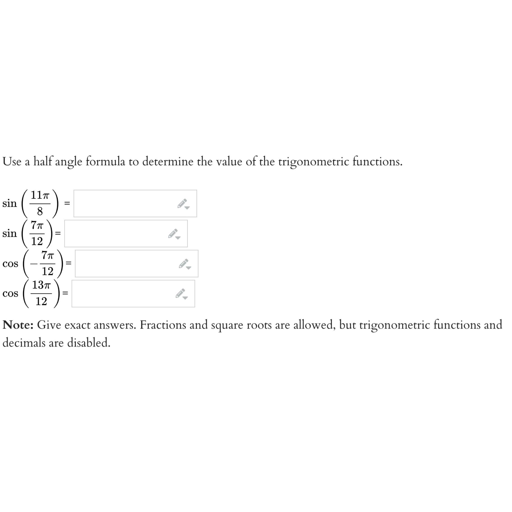 solved-use-a-half-angle-formula-to-determine-the-value-of-chegg