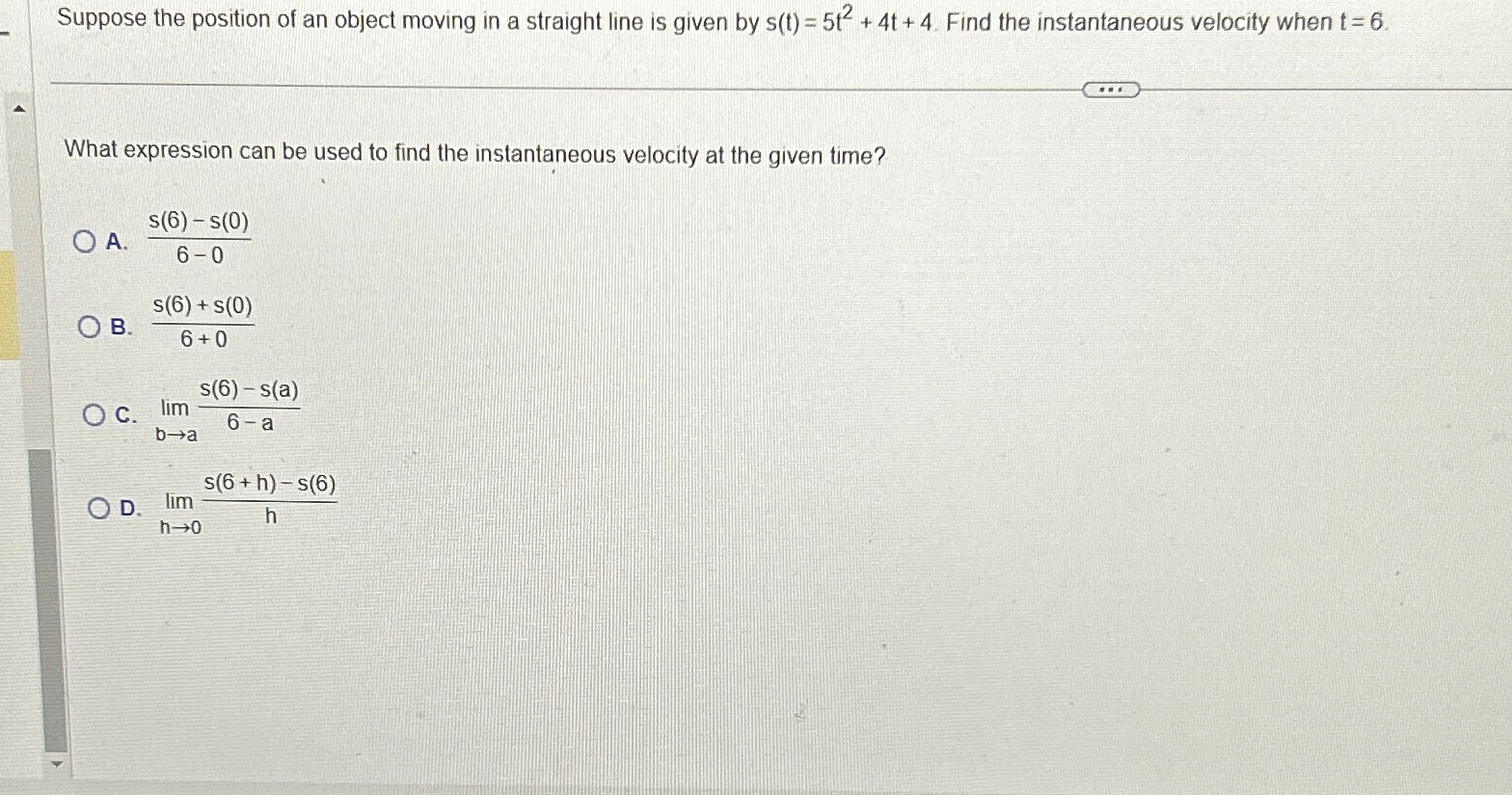 Solved Suppose the position of an object moving in a | Chegg.com