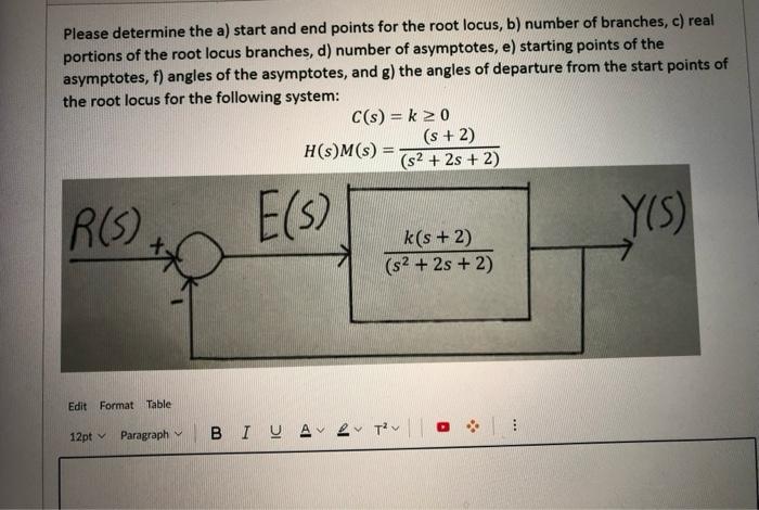 Solved Please determine the a) start and end points for the | Chegg.com