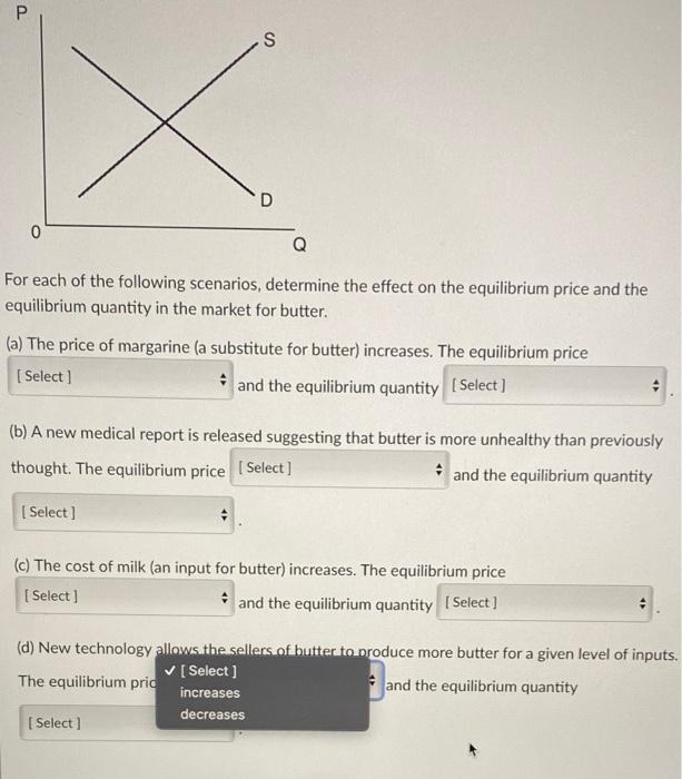 Solved P S D 0 Q For each of the following scenarios, | Chegg.com
