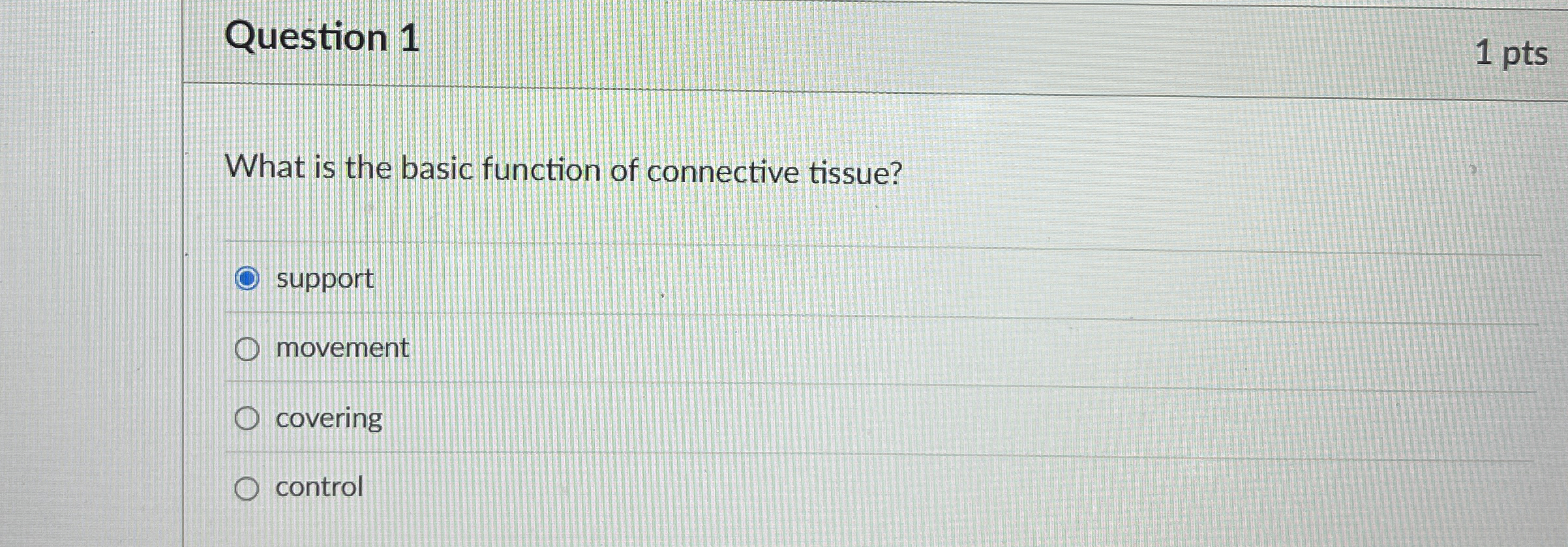 Solved Question 1What is the basic function of connective | Chegg.com