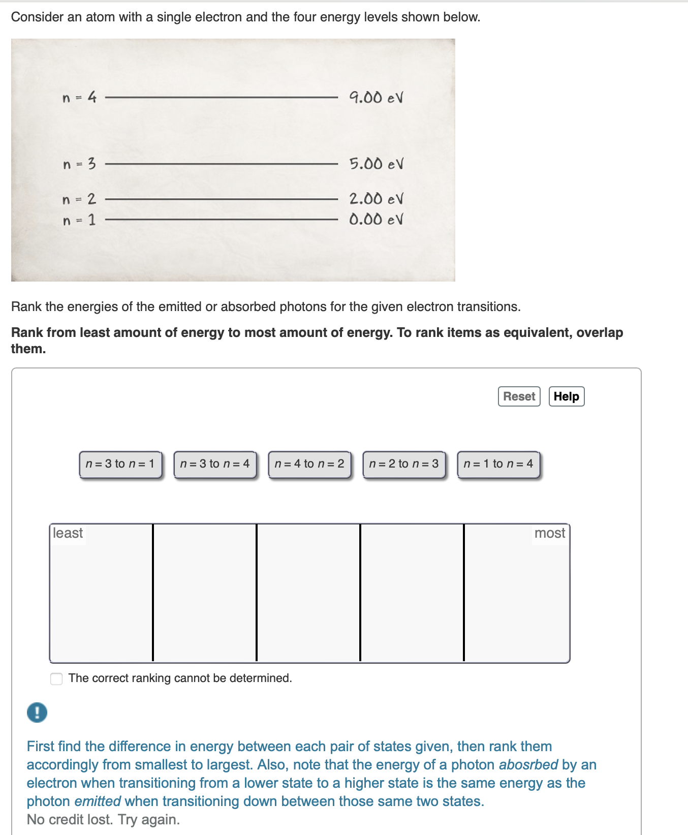 Solved 1Consider an atom with a single electron and the four | Chegg.com