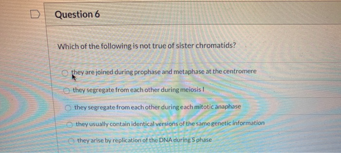 Solved Question 6 Which Of The Following Is Not True Of | Chegg.com Solved Question 6 Which Of The Following Is Not True Of | Chegg.com