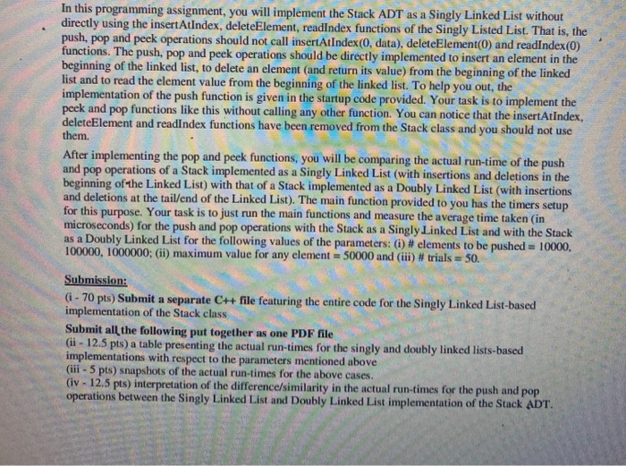 Solved In this programming assignment, you will implement | Chegg.com