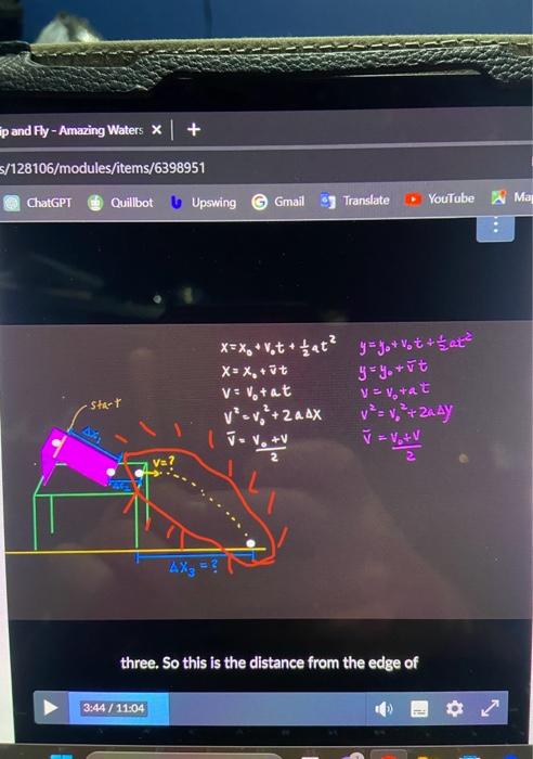 Projectile Motion Lab.Please make this lab for me so | Chegg.com