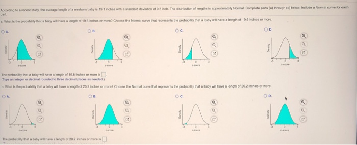 Solved According to recently the average length of a newborn | Chegg.com