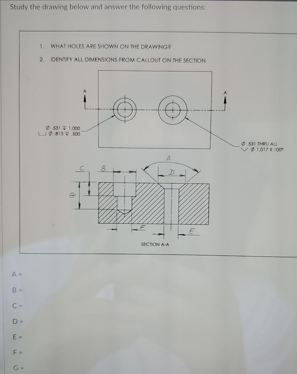 Solved Study the drawing below and answer the following | Chegg.com