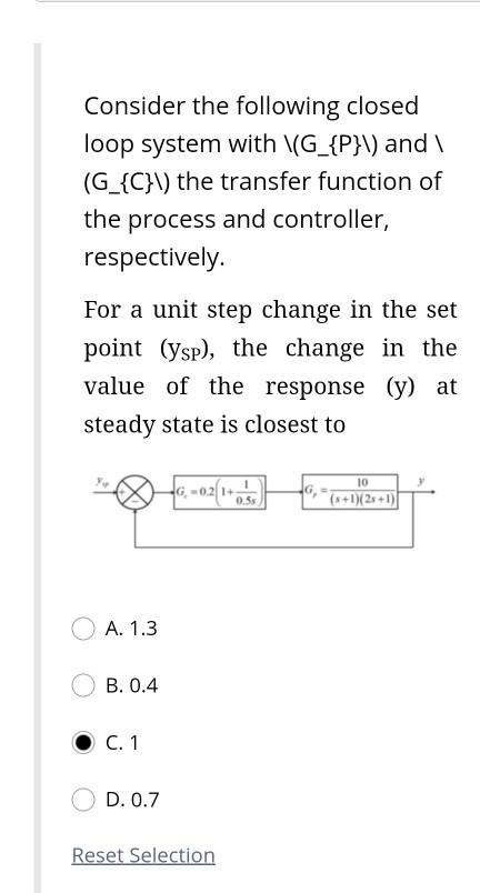 Solved Consider the following closed loop system with GP and | Chegg.com