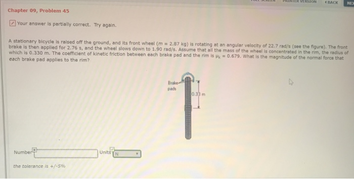 Solved A stationary bicycle is raised off the ground, & its | Chegg.com