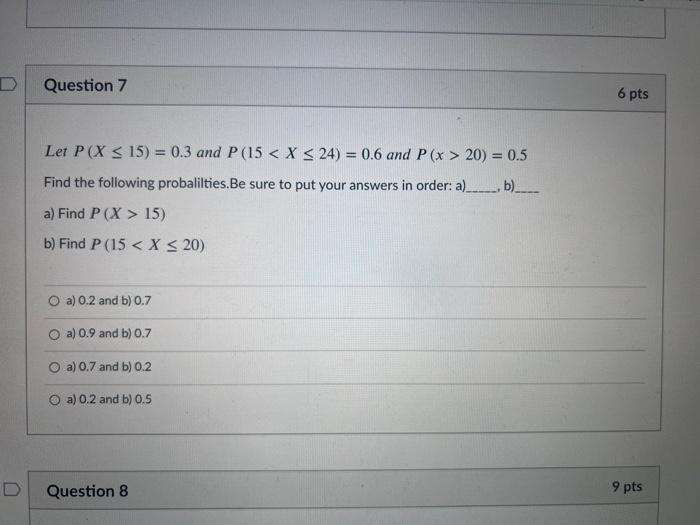 Solved Question 1 3 pts What catagory of variable has its | Chegg.com