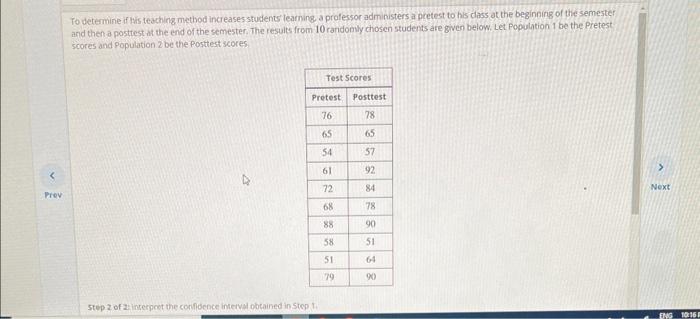 Solved To determine if lisis teaching method | Chegg.com