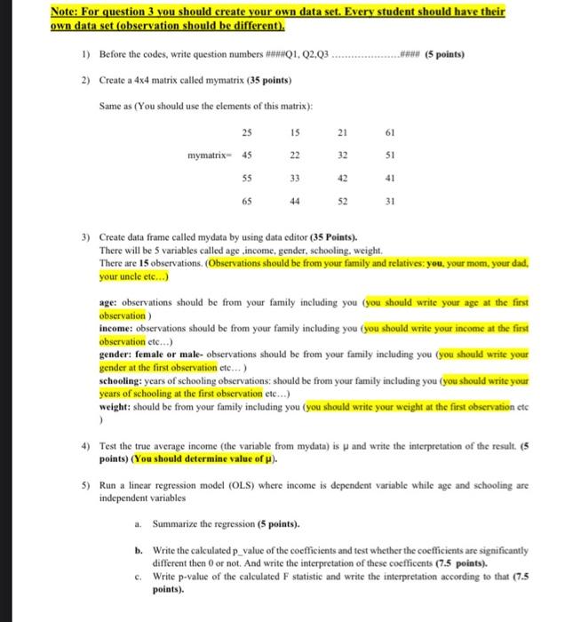Solved please solve using R programming and show the codes . | Chegg.com