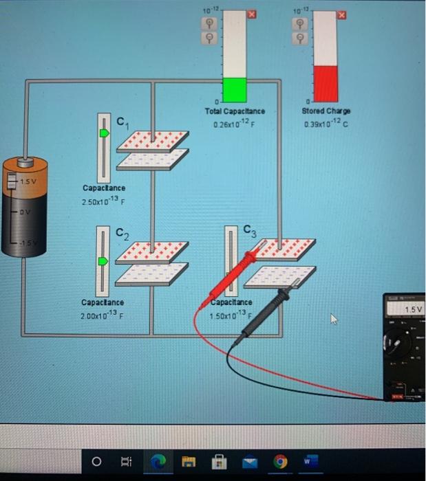 Solved T 12 X 우 Stored Charge Ca Total Capacitance F 0 2 Chegg Com