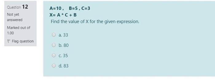 Solved Question 11 Not Yet Answered Marked Out Of 1 00 P Chegg Com