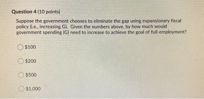 Solved Question 1 (10 points) Use the following information | Chegg.com