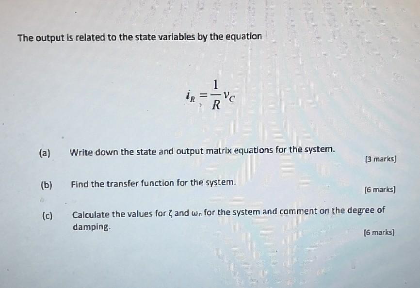 Solved Question 3 (15 Marks) The following represents an | Chegg.com