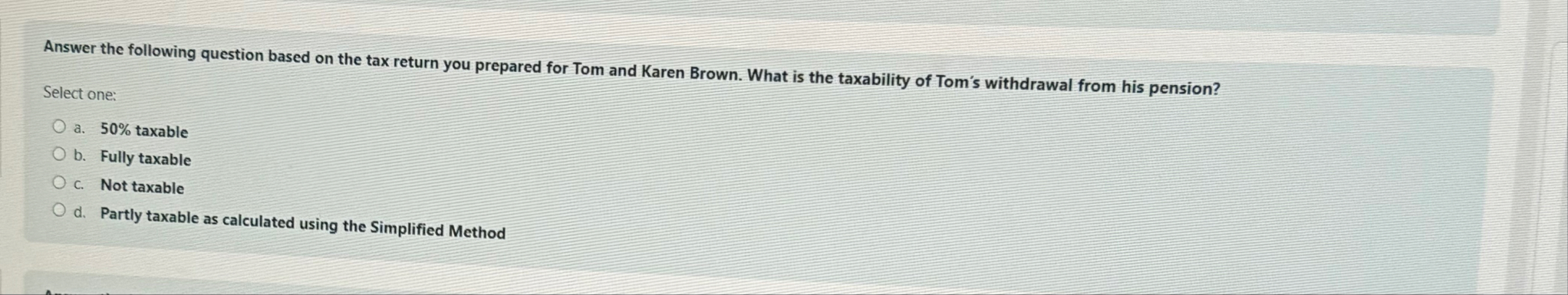 Solved Answer the following question based on the tax return | Chegg.com