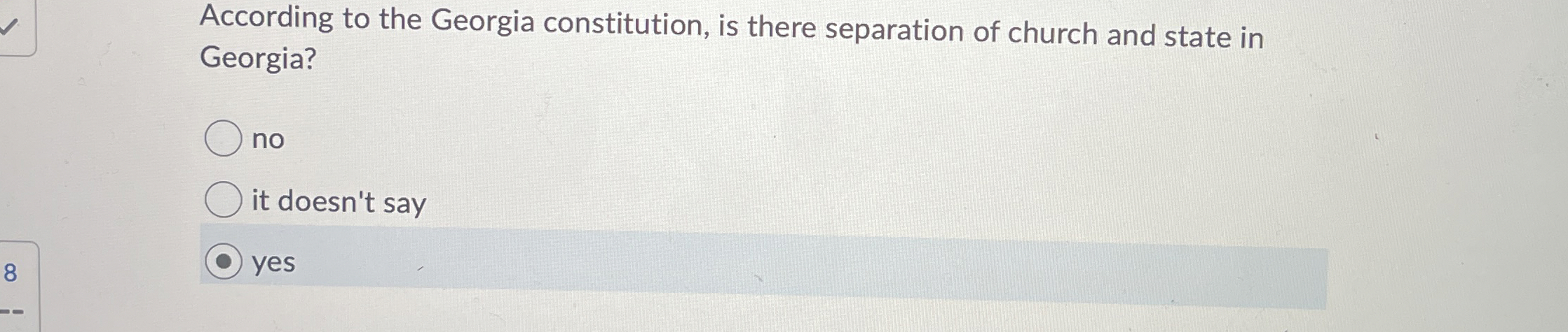 Solved According to the Georgia constitution, is there | Chegg.com