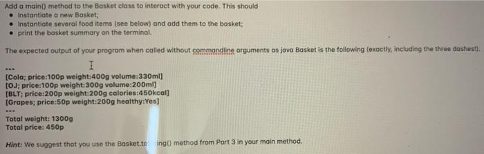 Solved Write Java code for the following, and make sure it | Chegg.com