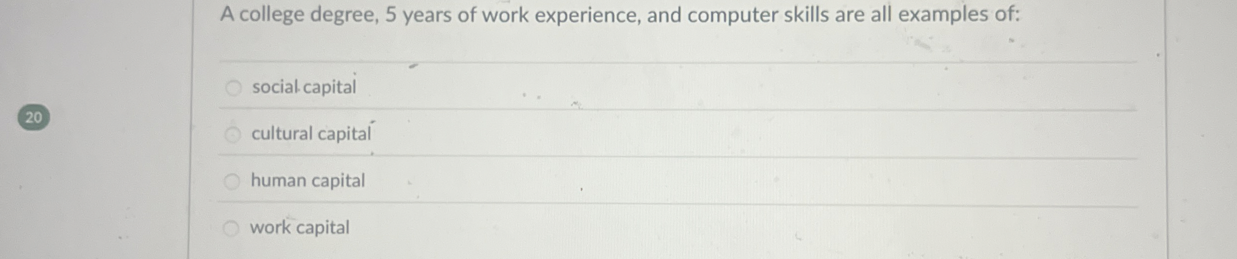 Solved A college degree, 5 ﻿years of work experience, and