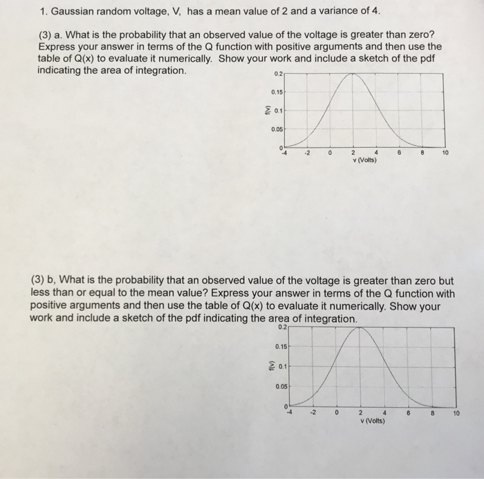 Solved (3) b, What is the probability that an observed value | Chegg.com