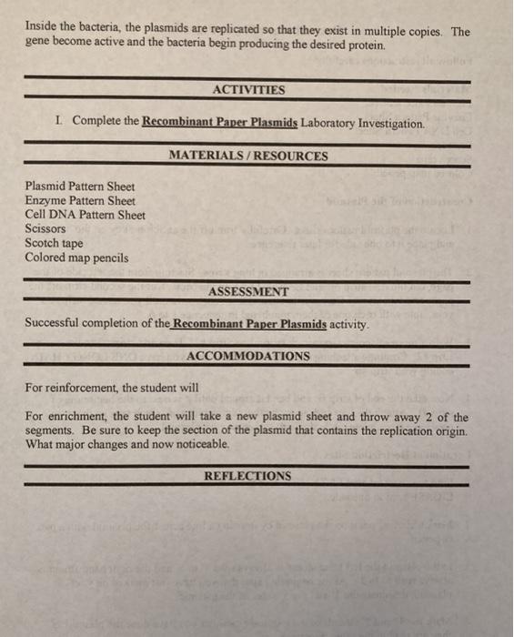 this activity is about modeling DNA. I'M