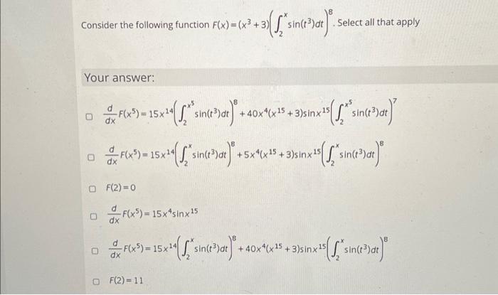 Solved Consider the following function | Chegg.com