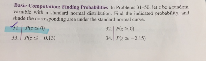 Solved Basic Computation: Finding Probabilities In Problems | Chegg.com