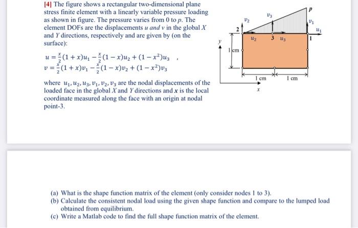 Solved P 03 V 3 Us 1cm 14) The figure shows a rectangular | Chegg.com